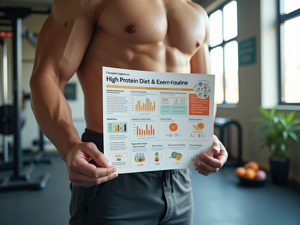 Guide Complet Du Régime Riche En Protéines Avec Routine D'Exercice