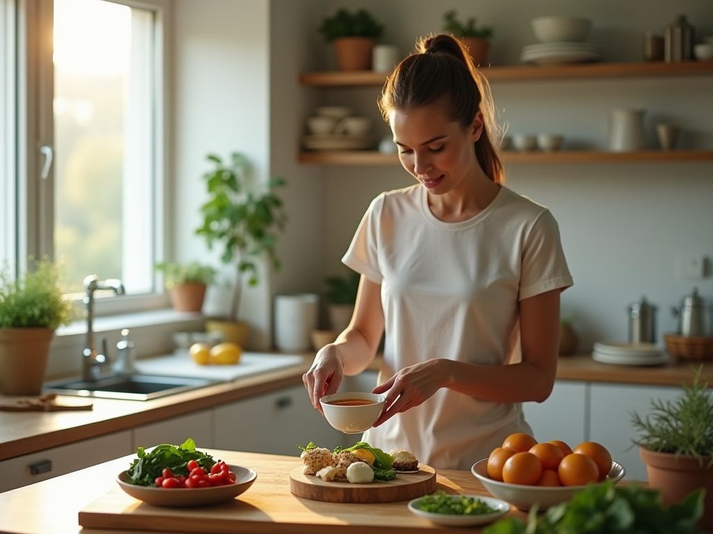 Routine Quotidienne Des Aliments Brûle-Graisses Fondés Sur La Science